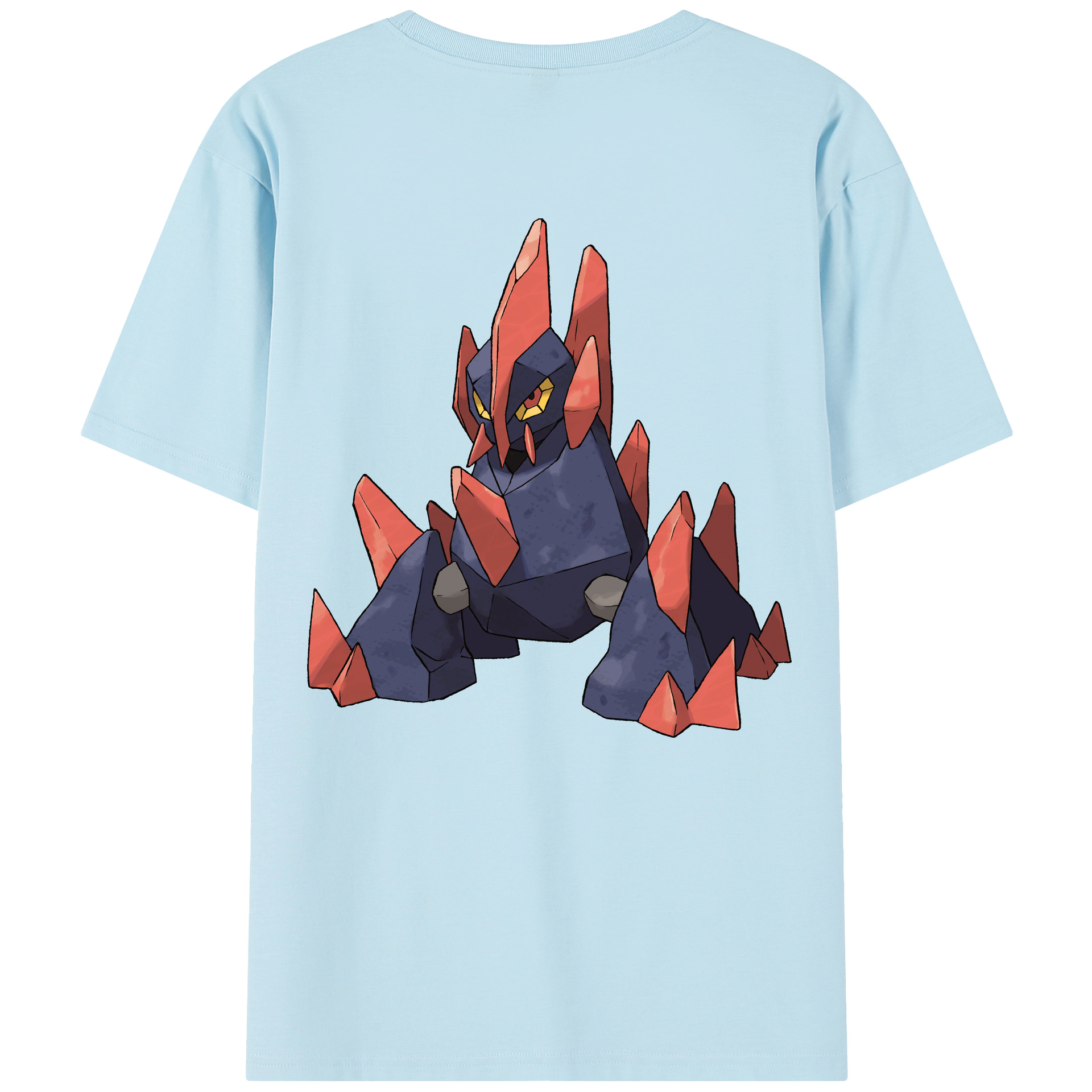 （画像用） ポケットモンスター Pokémon 綿100％半袖Tシャツ（背面プリント）
